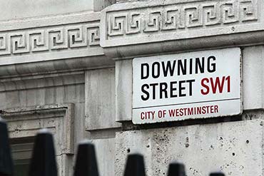 street sign saying downing street